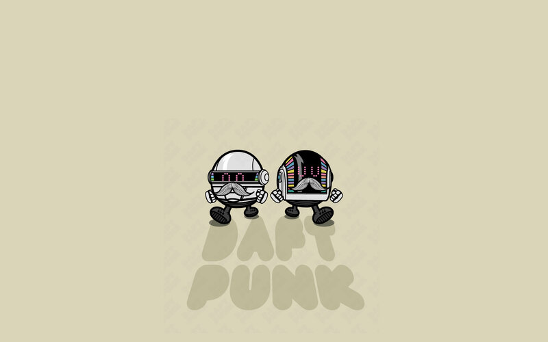 Daft Punk cartoon characters