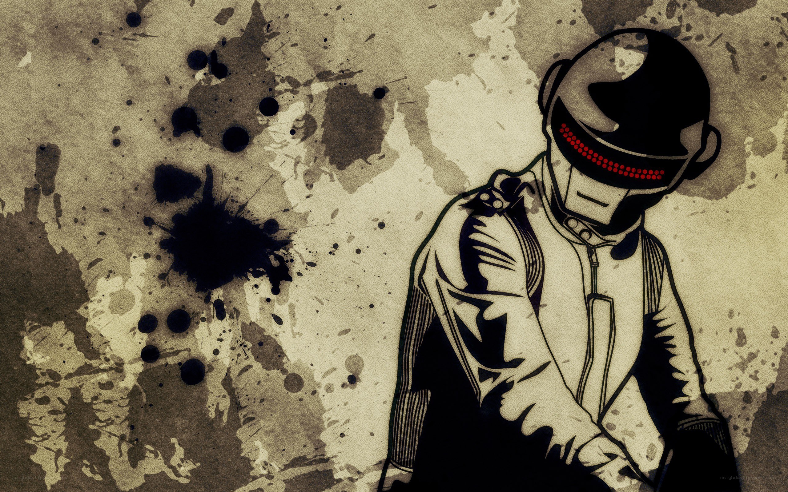 Daft Punk character illustration