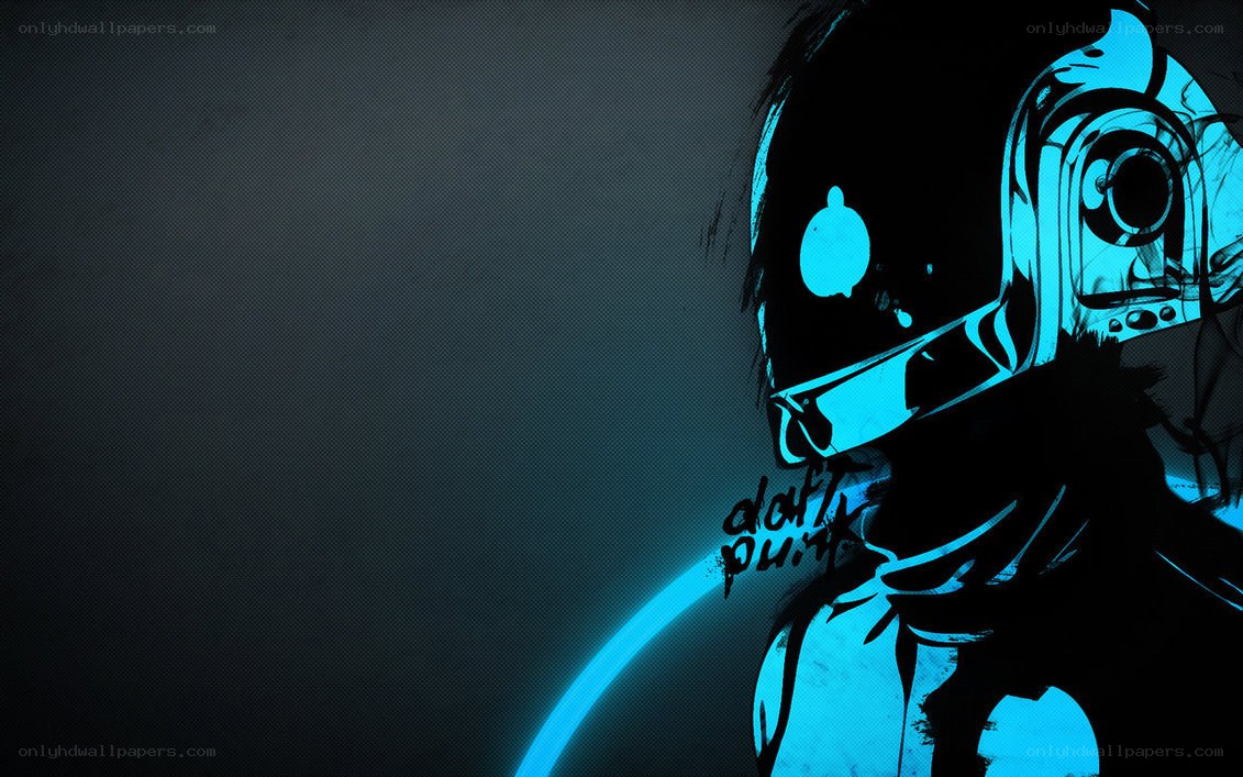 Daft Punk character illustration