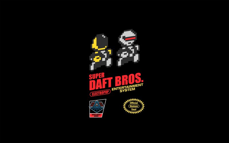 Daft Punk Characters — Black