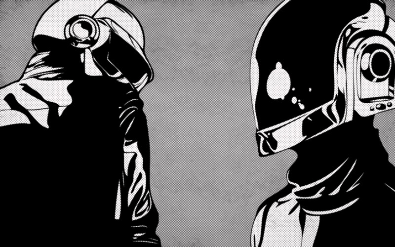 Daft Punk comic art