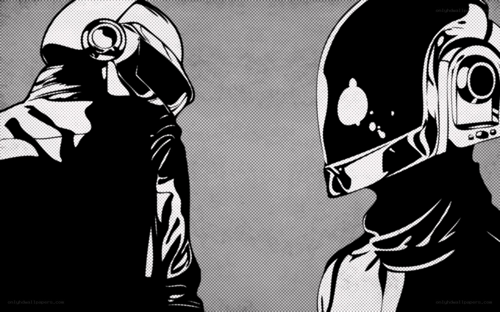 Daft Punk comic art