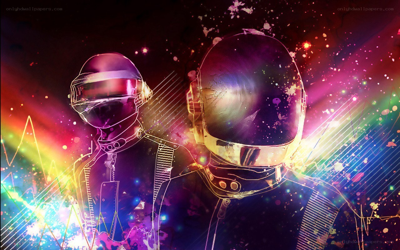 Daft Punk concert art