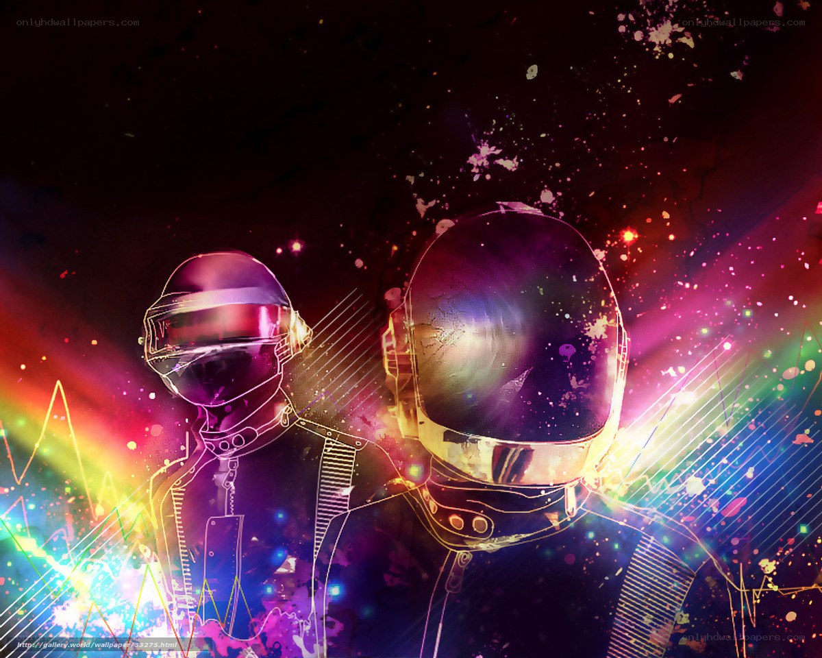 Daft Punk concert art