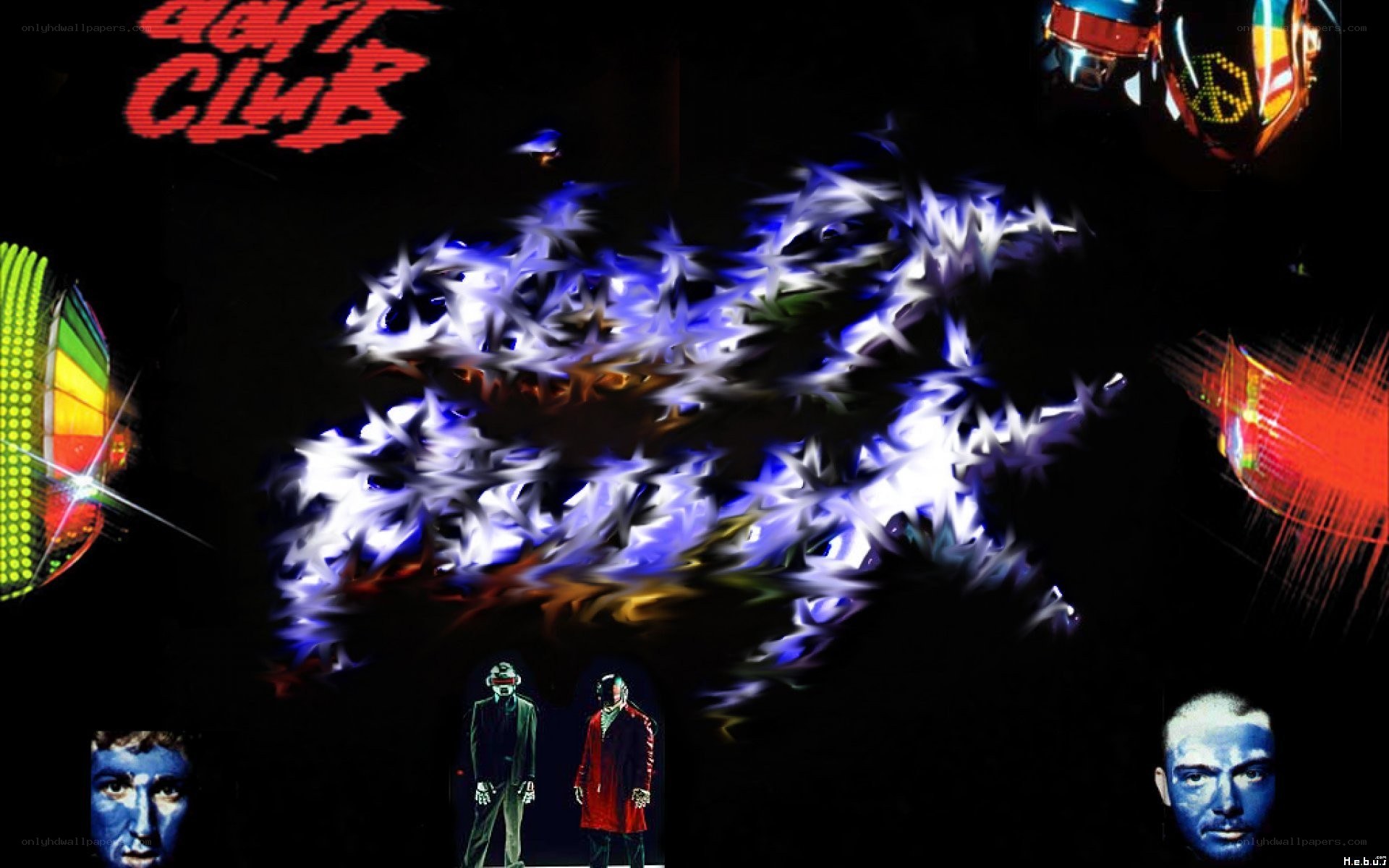 Daft Punk concert collage