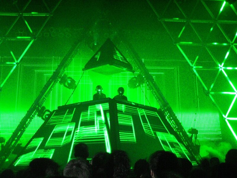 Daft Punk concert performance