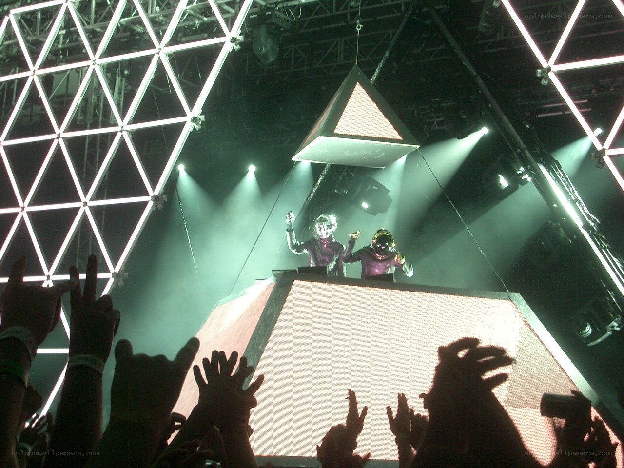 Daft Punk concert performance