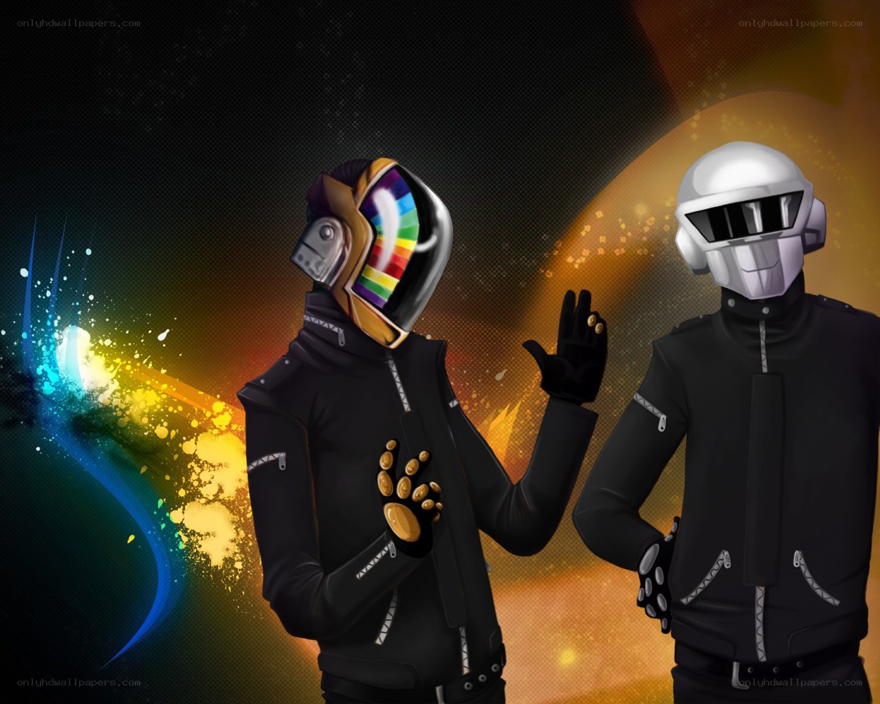 Daft Punk duo art
