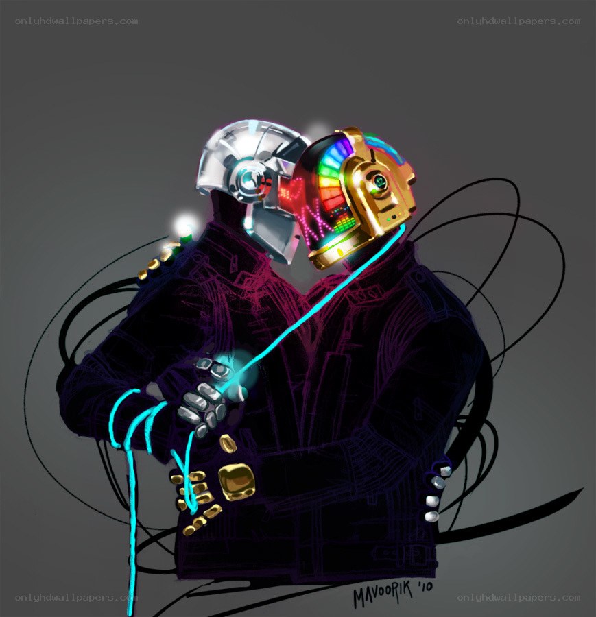 Daft Punk duo artwork
