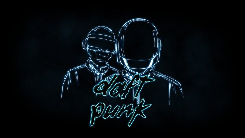 Daft Punk Duo — Black, Dark, Night