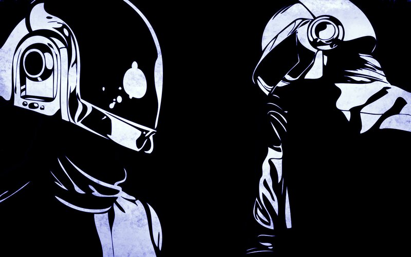 Daft Punk Duo — Black, Dramatic