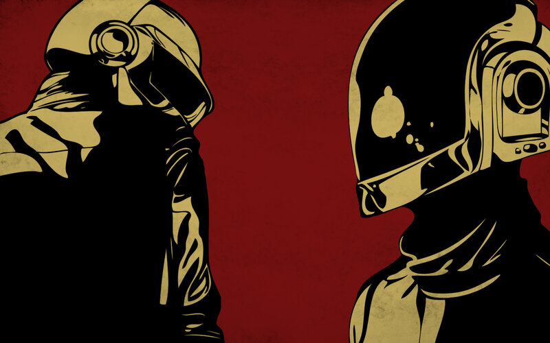 Daft Punk duo illustration