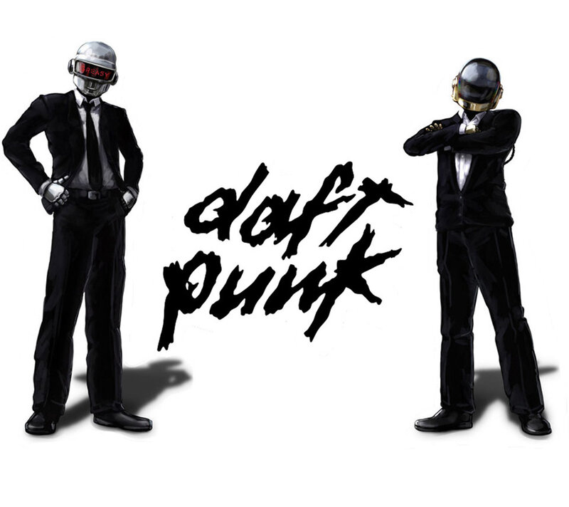 Daft Punk duo illustration