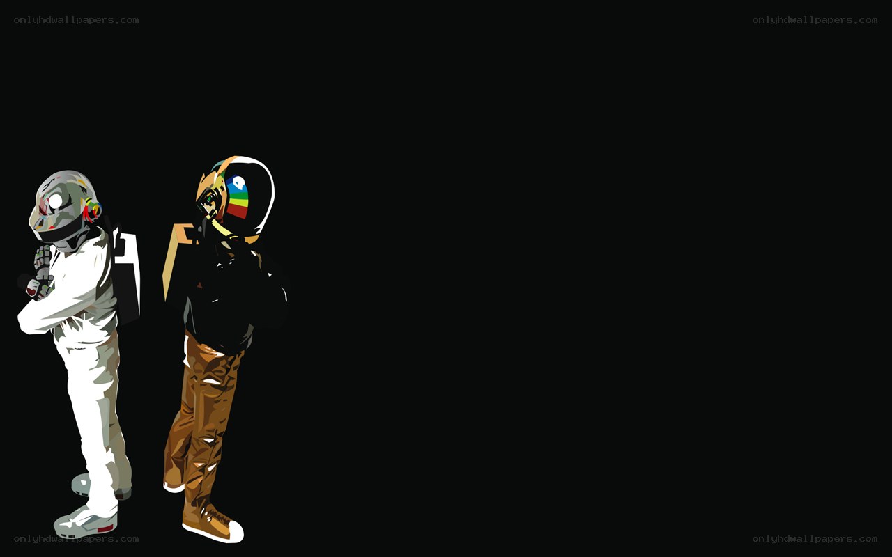 Daft Punk duo illustration