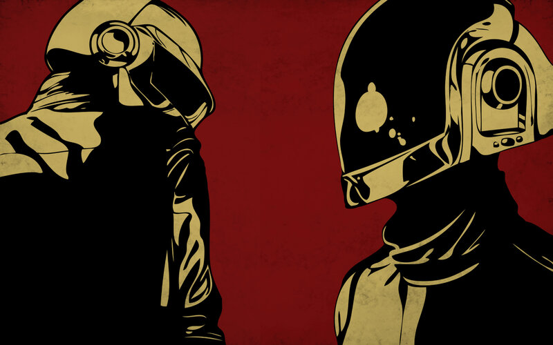 Daft Punk duo illustration