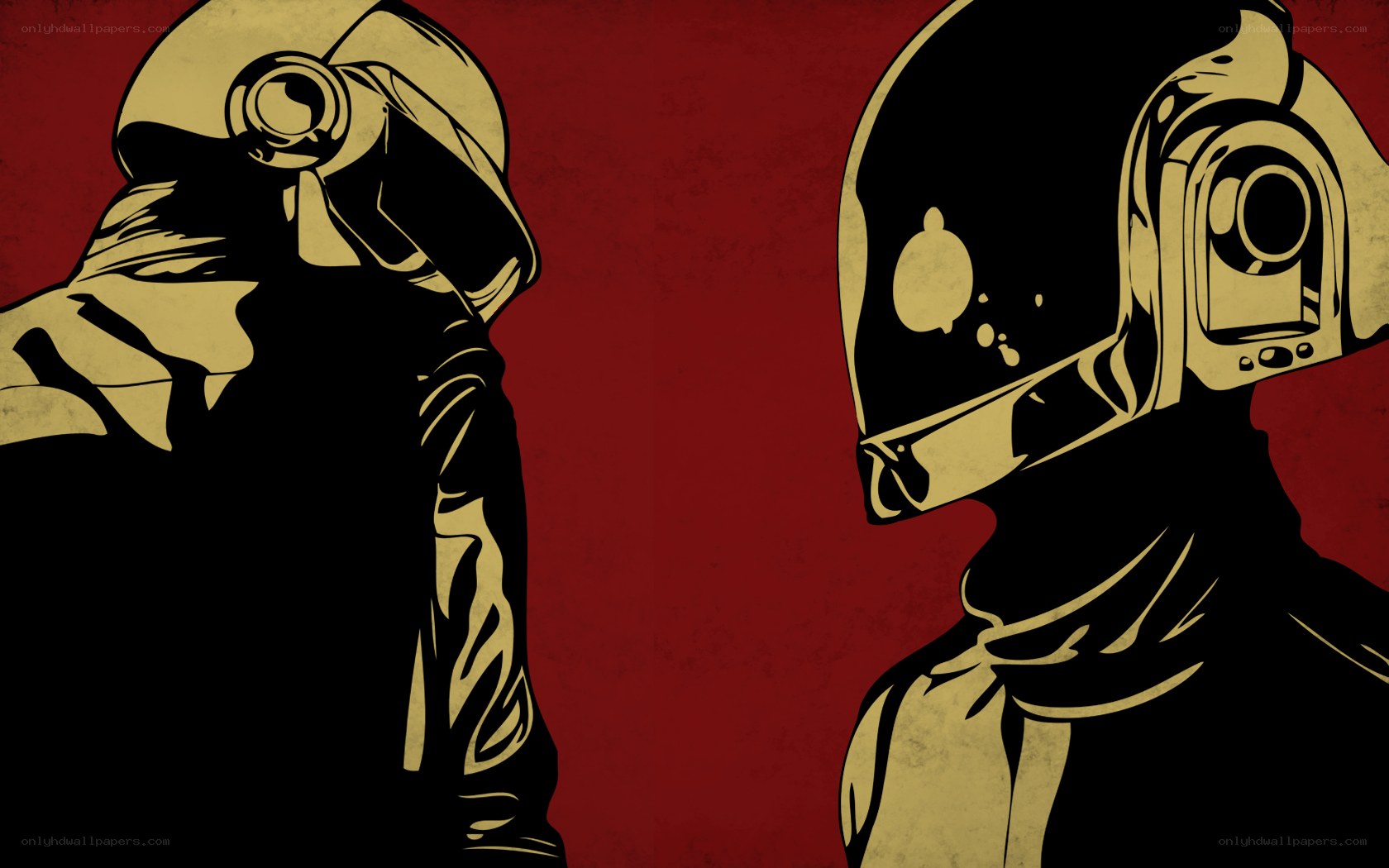 Daft Punk duo illustration