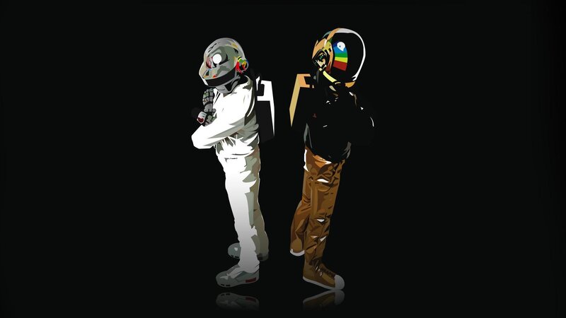 Daft Punk duo illustration