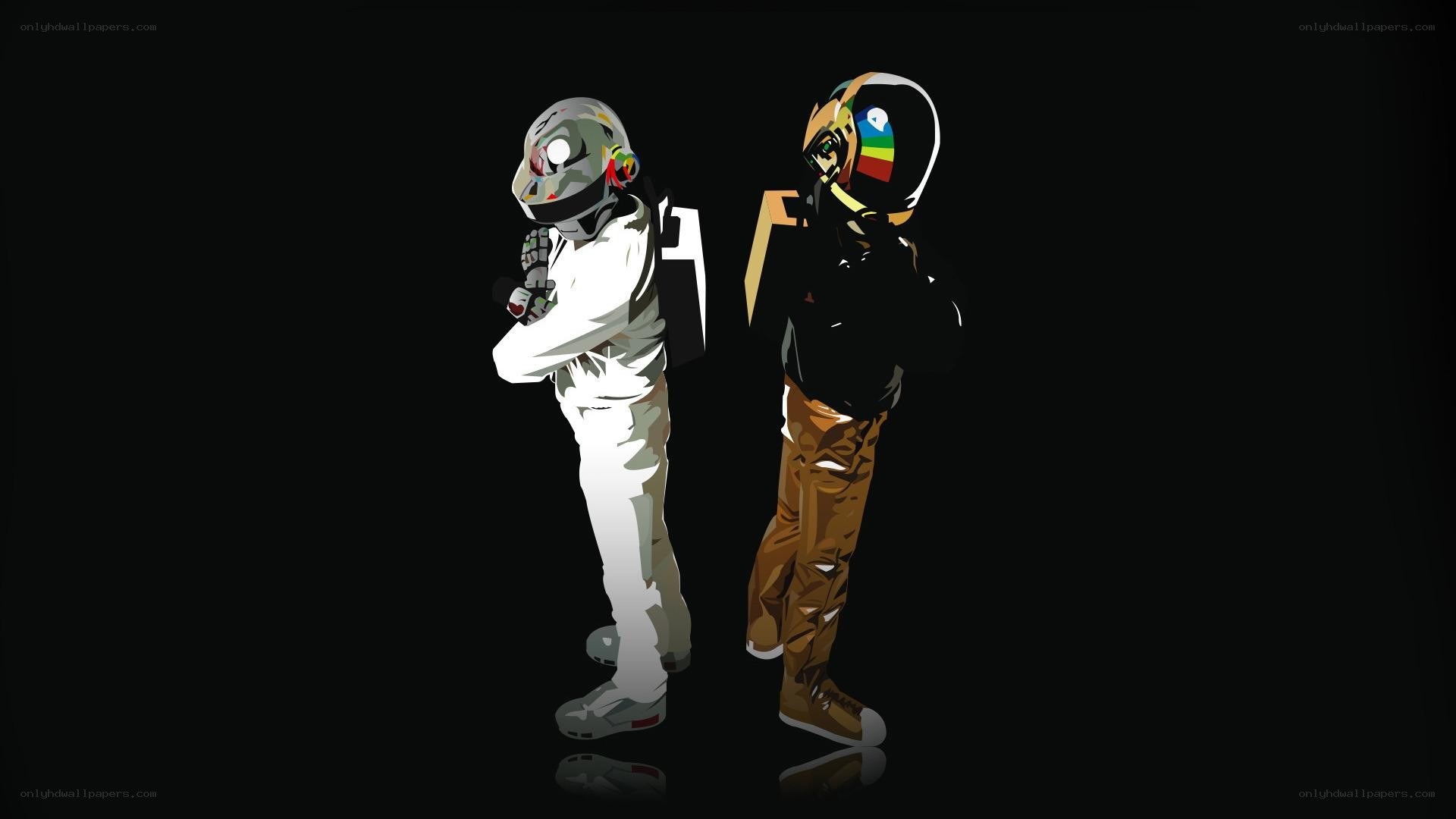 Daft Punk duo illustration