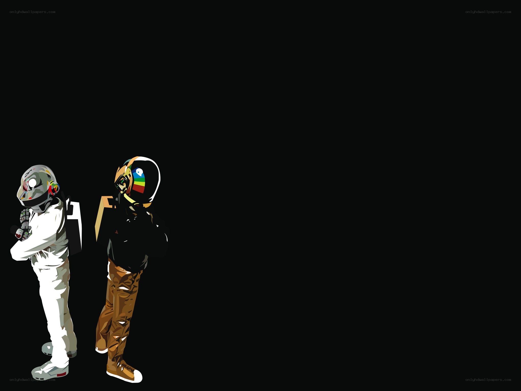 Daft Punk duo illustration