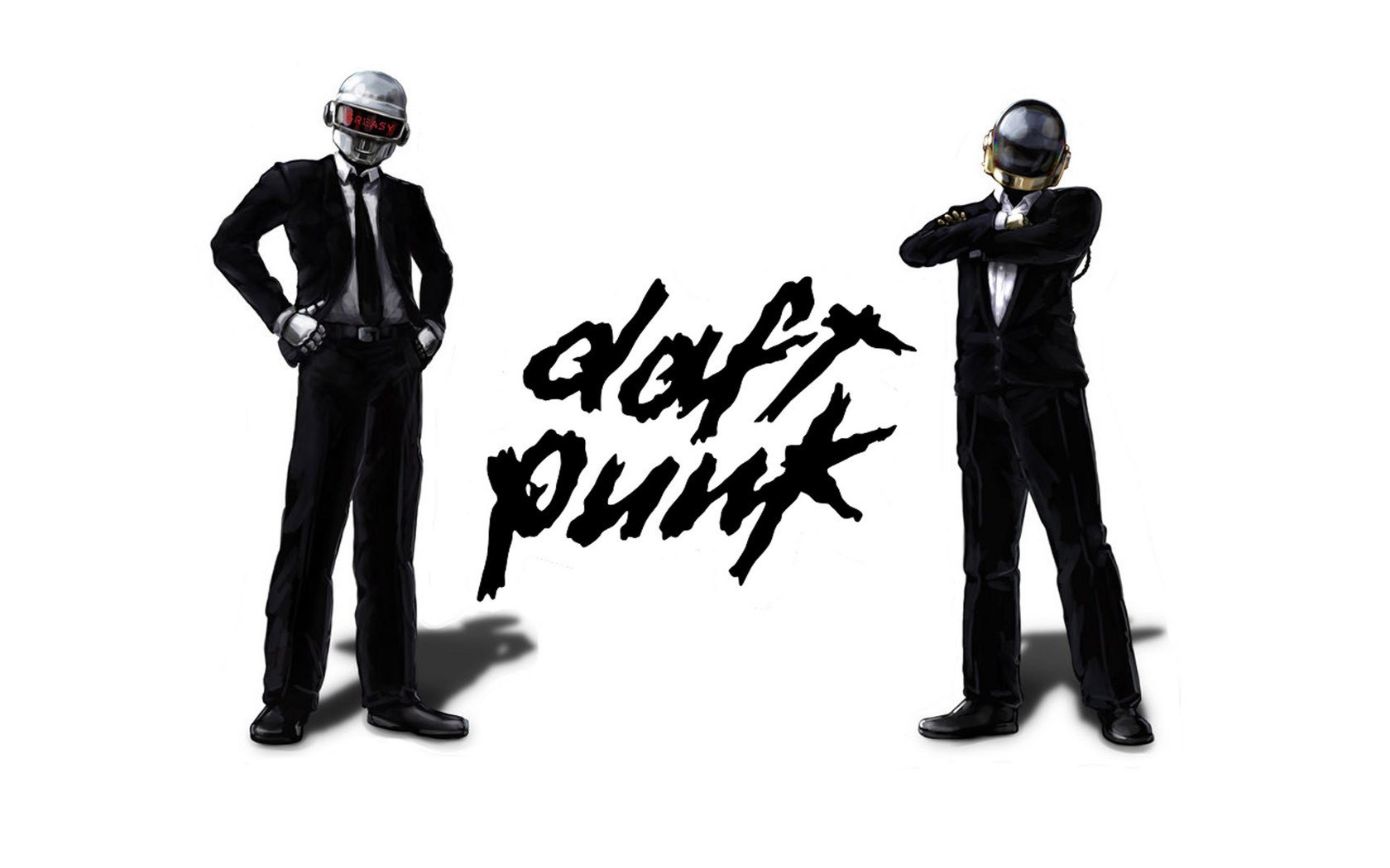 Daft Punk duo illustration