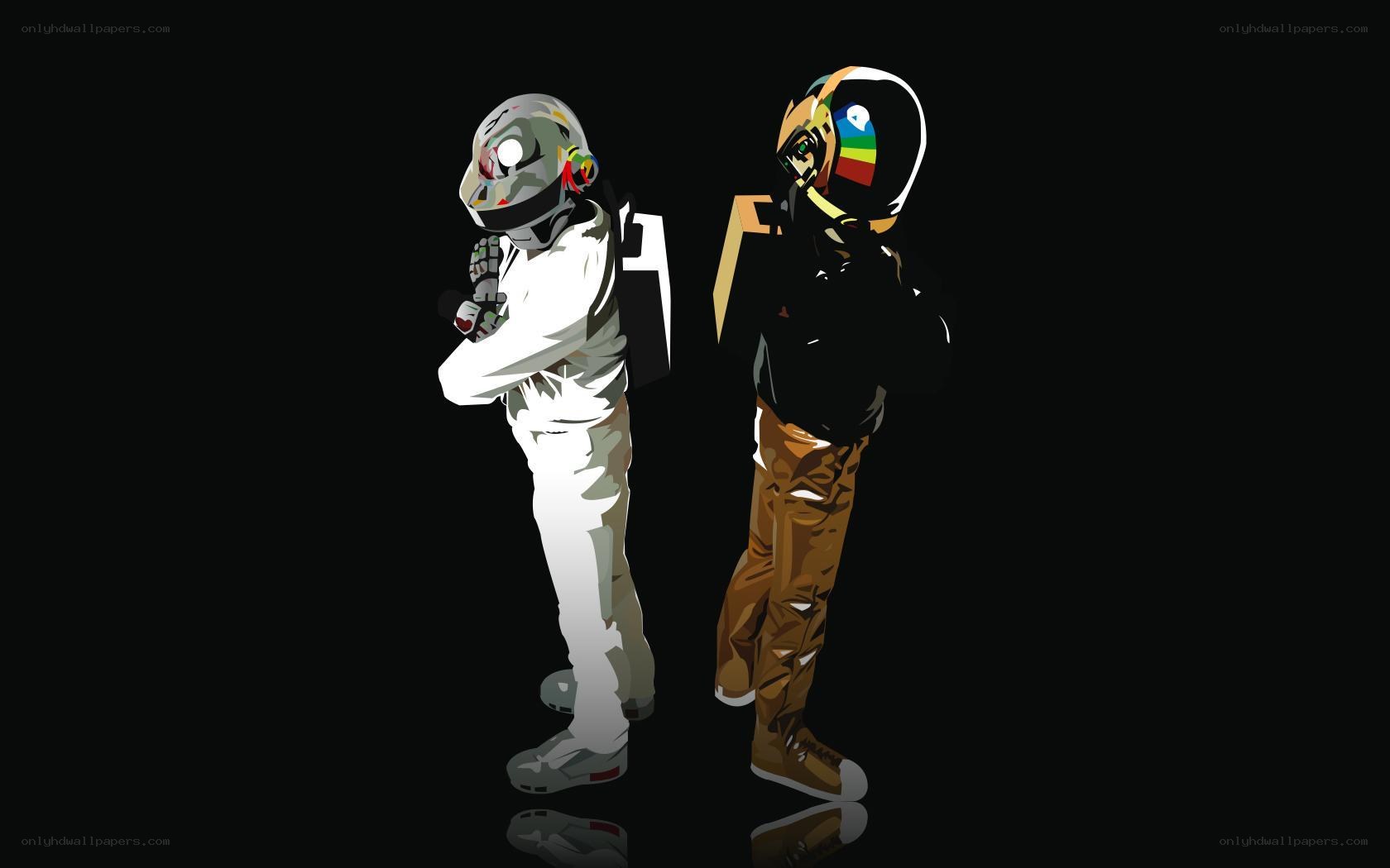 Daft Punk duo illustration