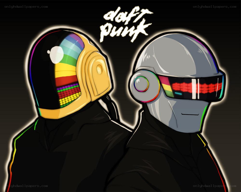 Daft Punk duo illustration
