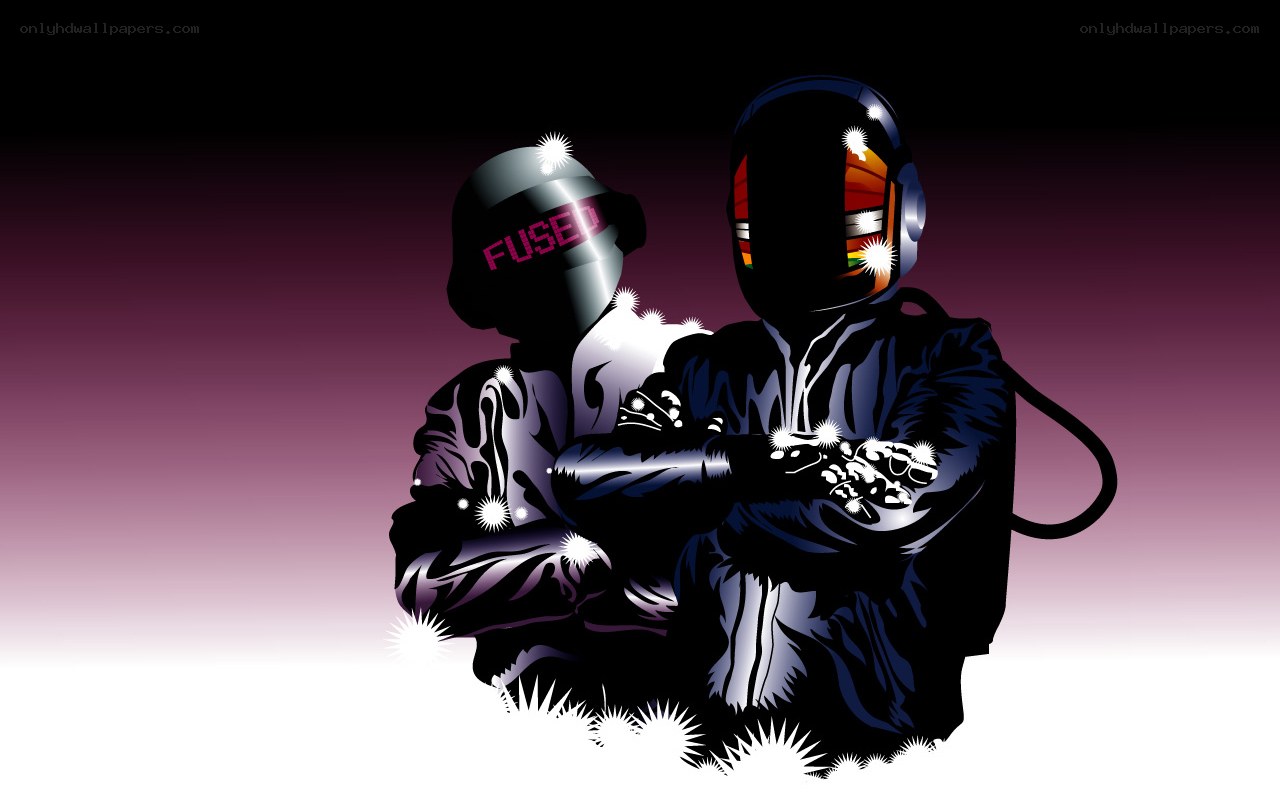 Daft Punk duo illustration