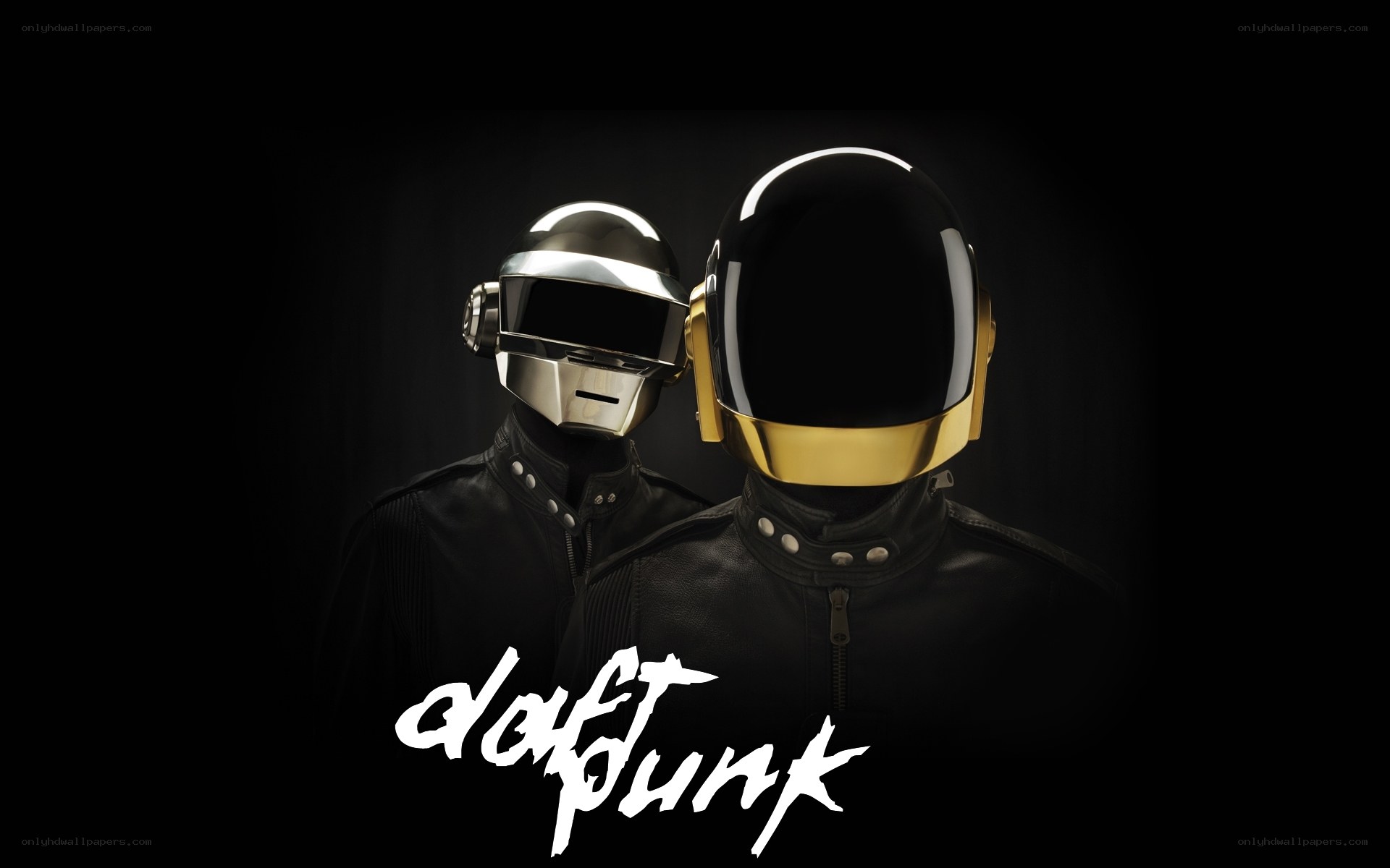 Daft Punk duo in helmets