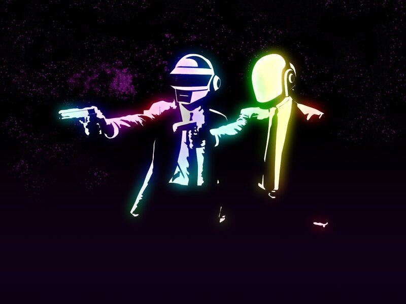 Daft Punk Duo in Space
