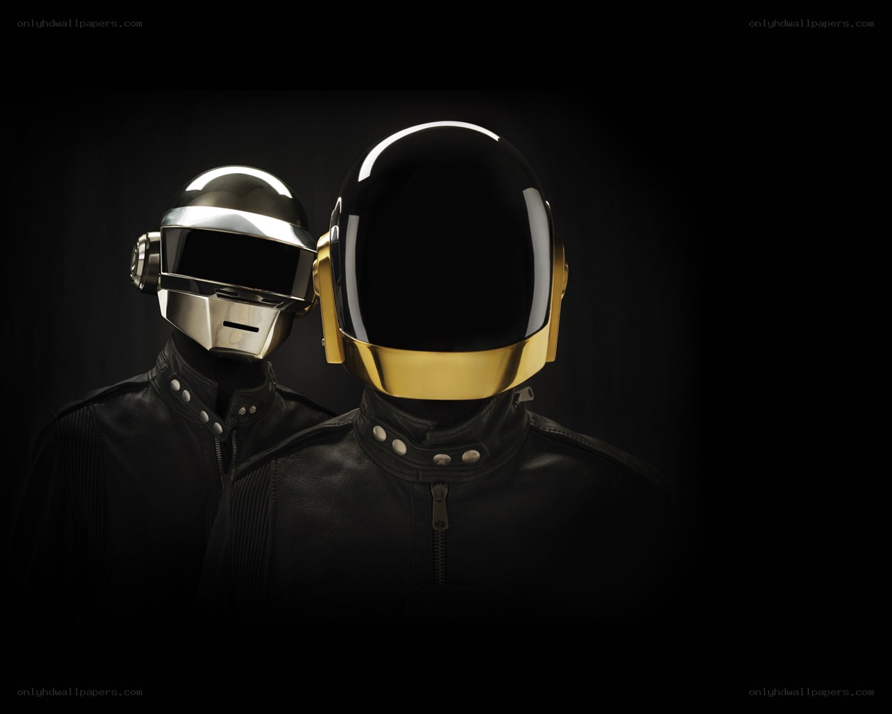 Daft Punk duo portrait