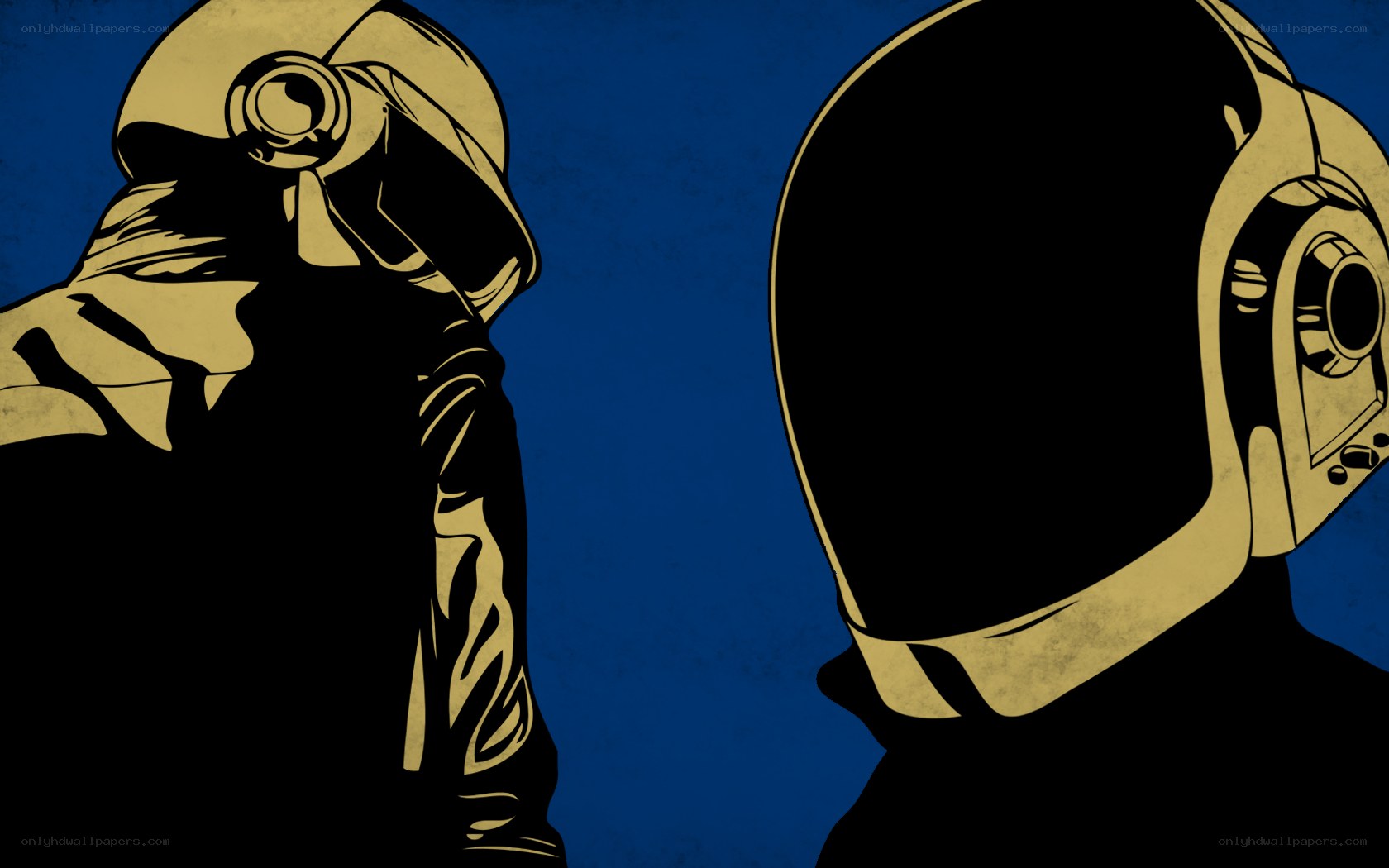 Daft Punk helmet art