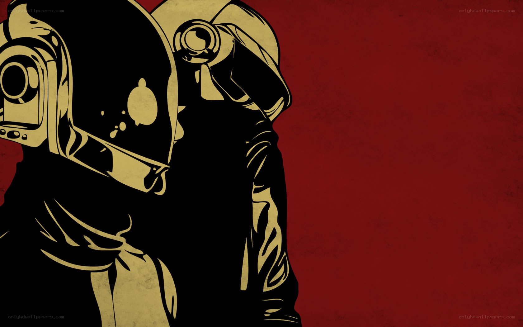 Daft Punk helmet art