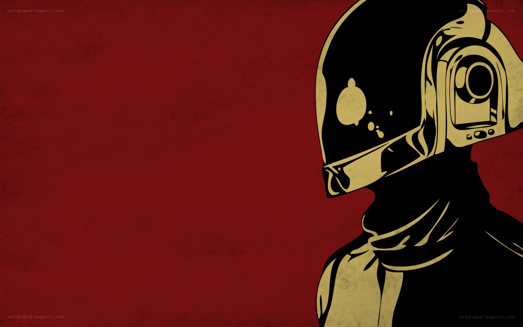 Daft Punk helmet art
