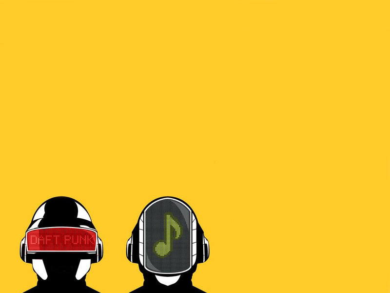 Daft Punk helmet art