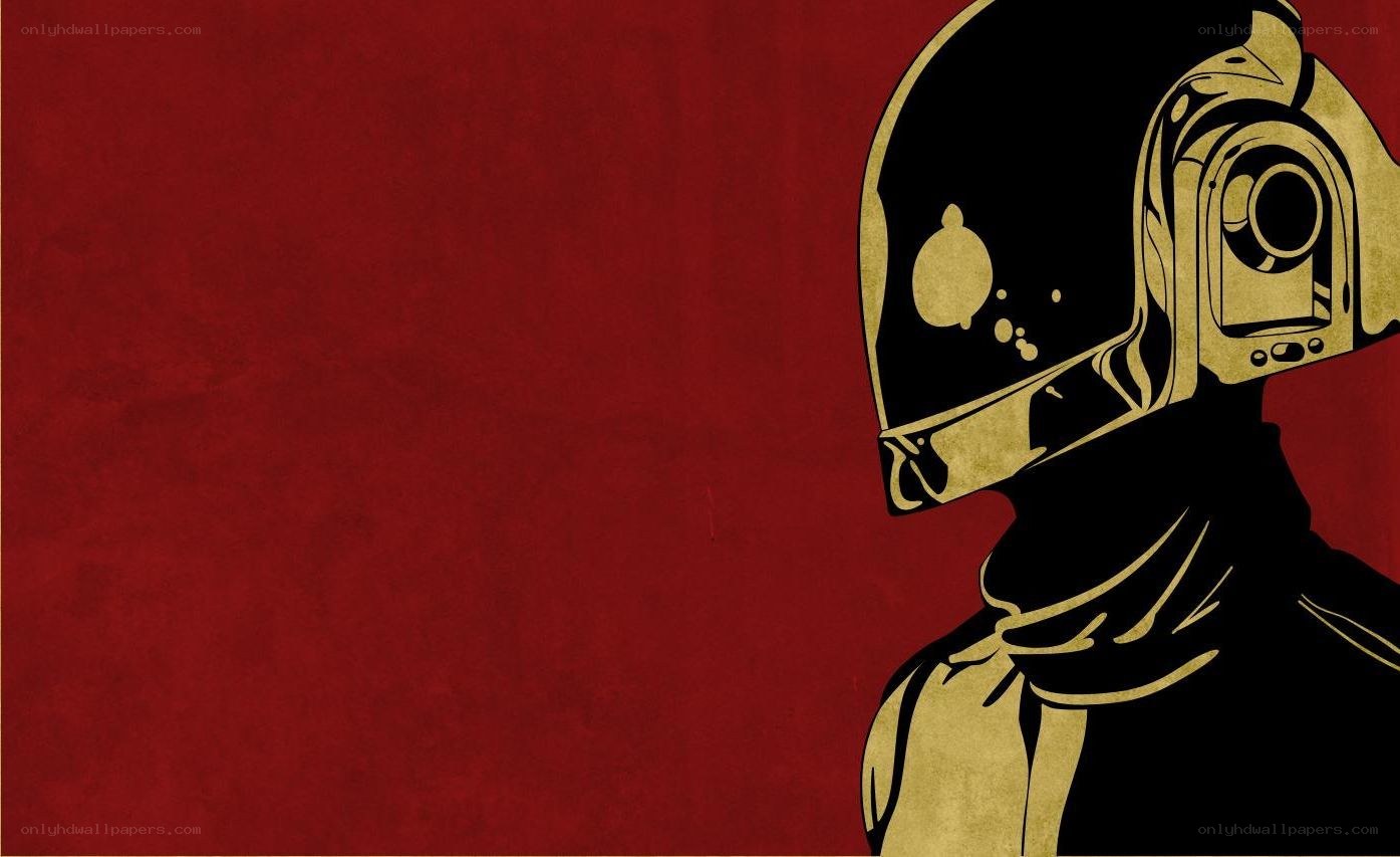 Daft Punk helmet art