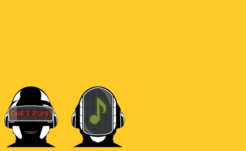 Daft Punk helmet art