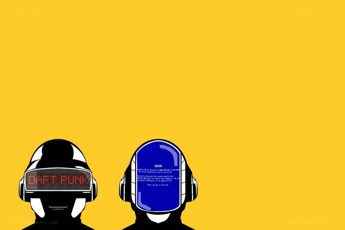Daft Punk helmet art
