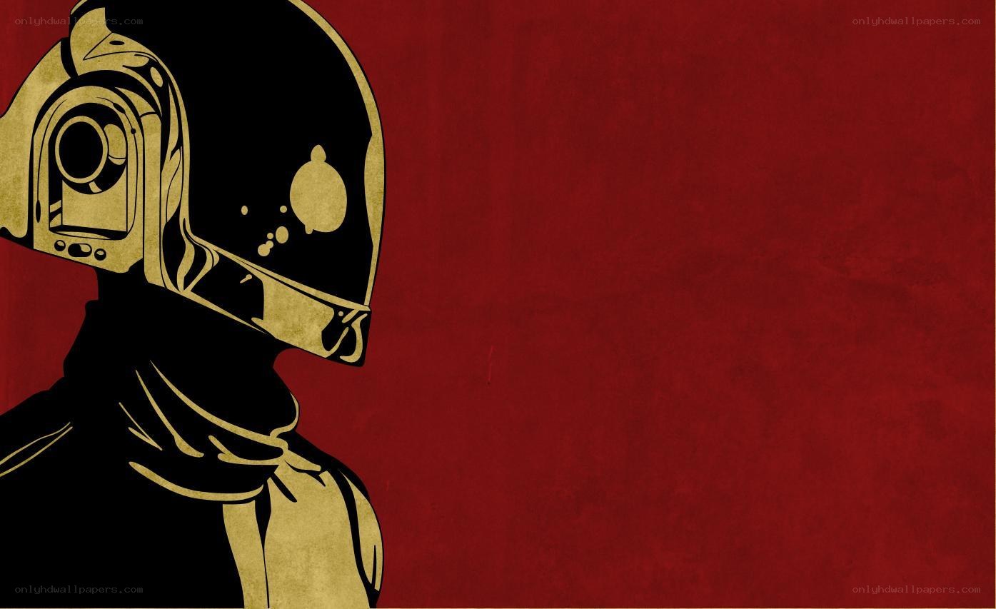 Daft Punk helmet art