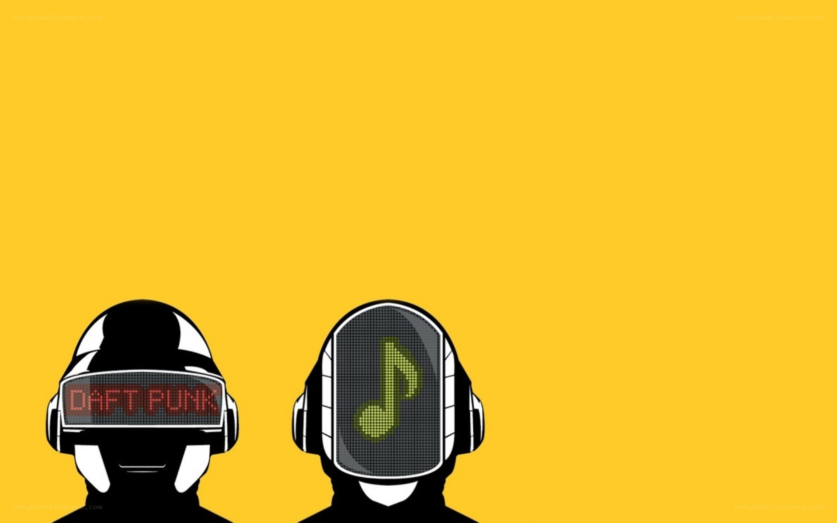 Daft Punk helmet art
