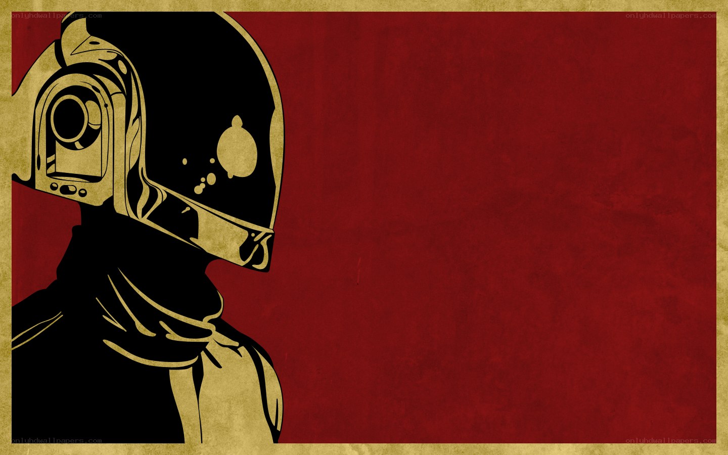 Daft Punk helmet art