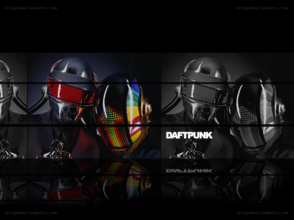 Daft Punk helmet collage