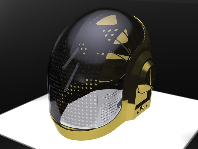 Daft Punk helmet design