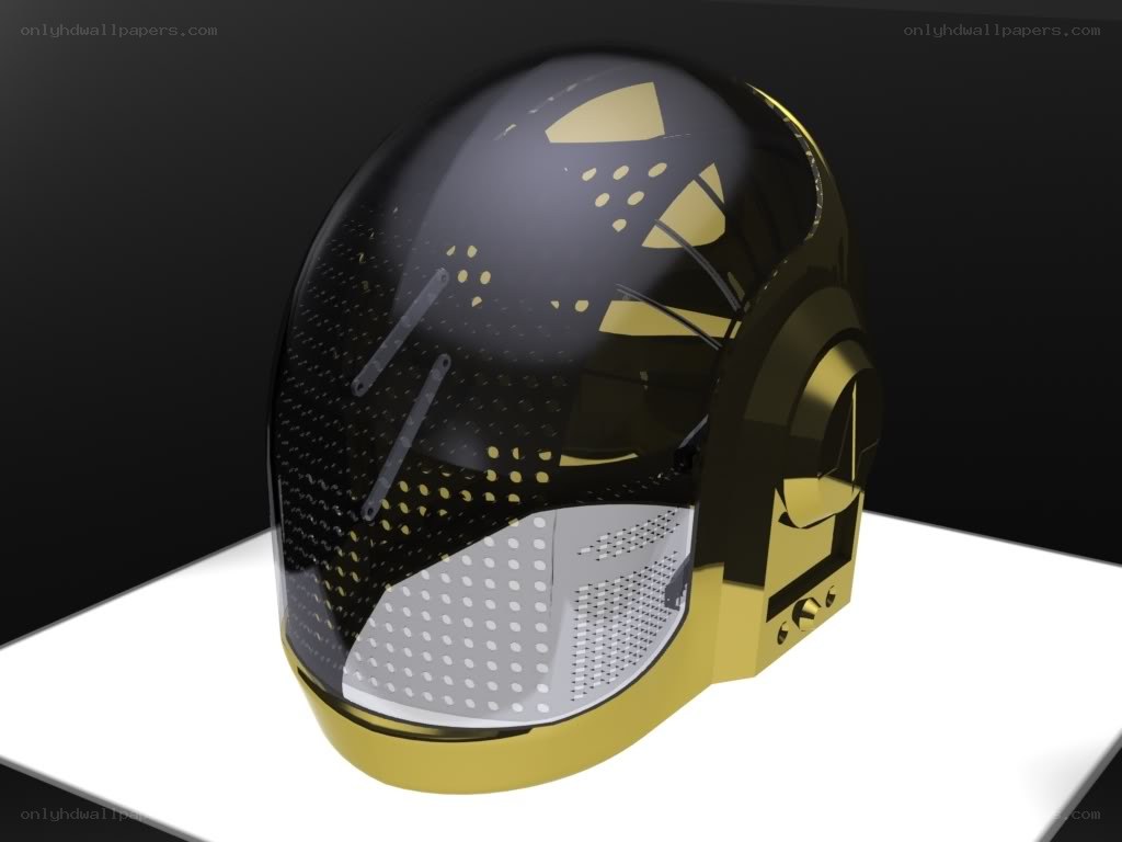 Daft Punk helmet design