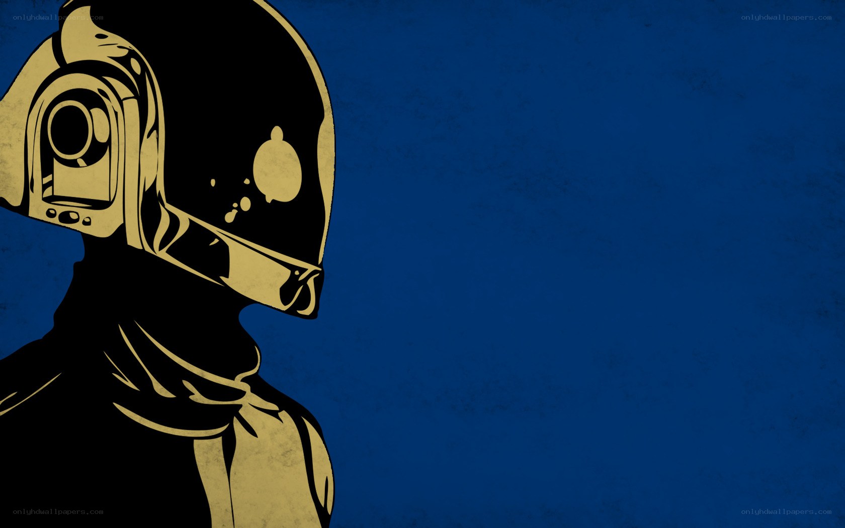 Daft Punk helmet illustration
