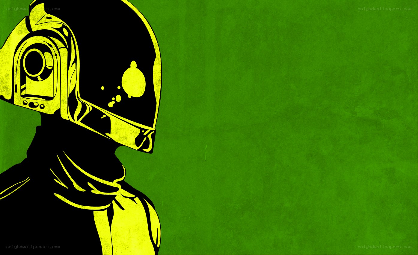 Daft Punk helmet illustration