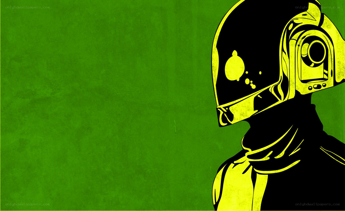 Daft Punk helmet illustration