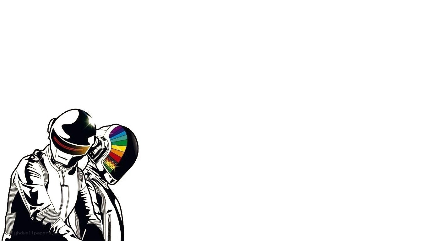 Daft Punk helmet illustration