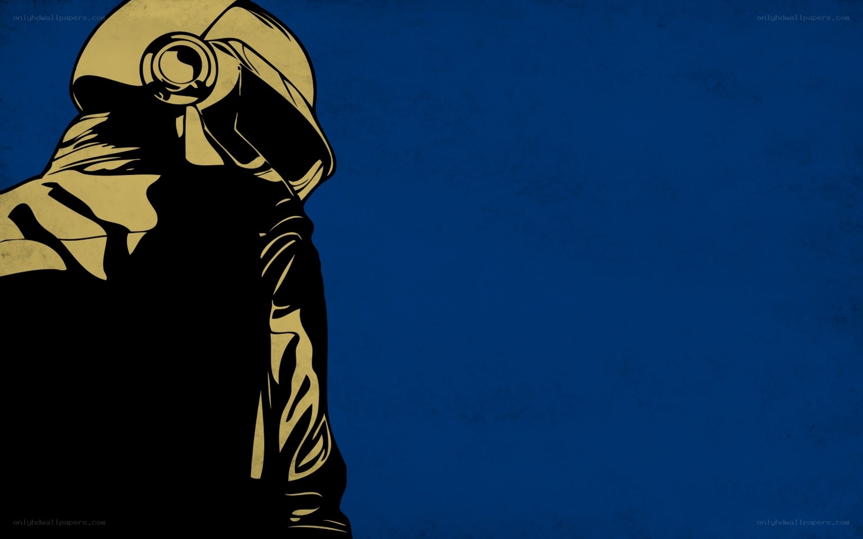 Daft Punk helmet illustration