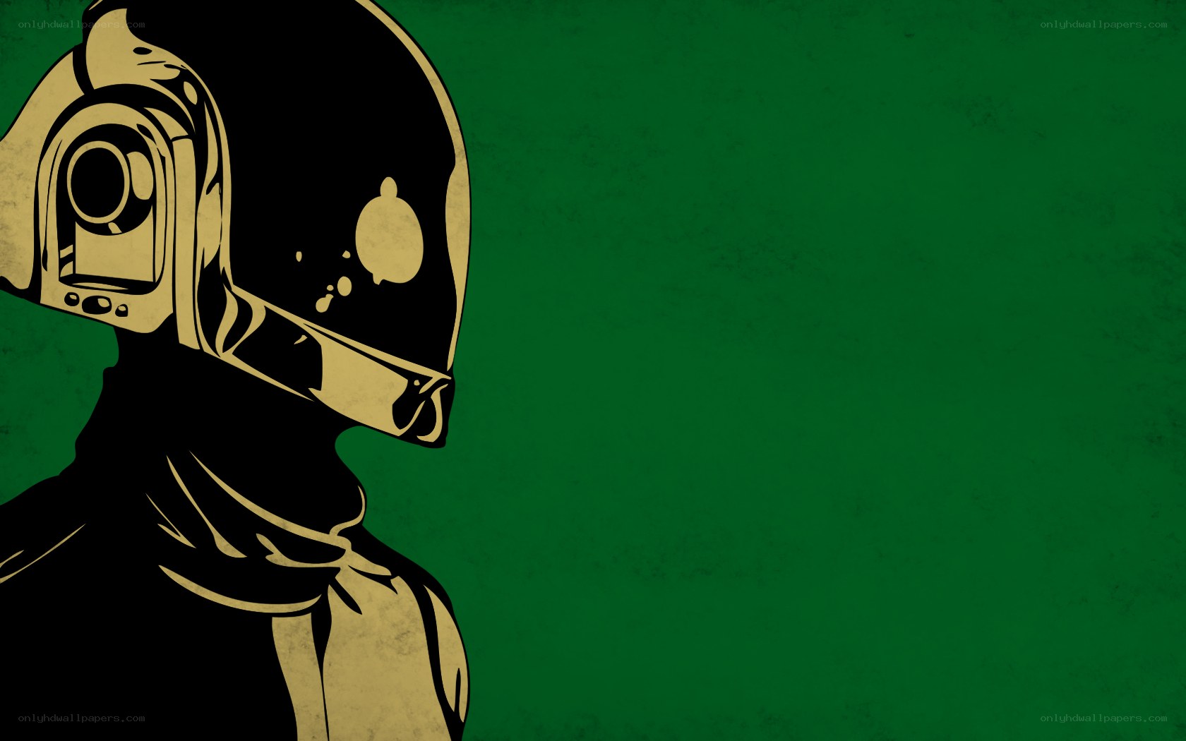 Daft Punk helmet illustration
