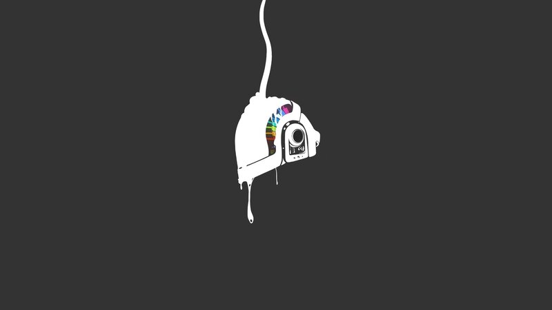 Daft Punk helmet melting